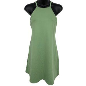 Madewell MWL Dress A-Line Size Small S Green Shelf Bra A-Line Stretch NWT New